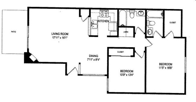 2BR/2BA - Waterstone Media Center II