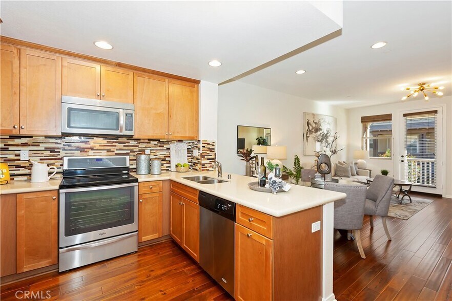 Kitchen and dining/living areas - 335 S Glendora Ave