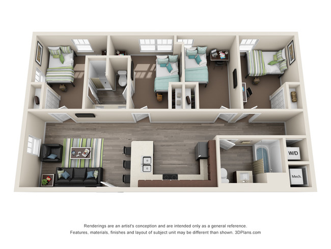 Floorplan - 809 W Nevada