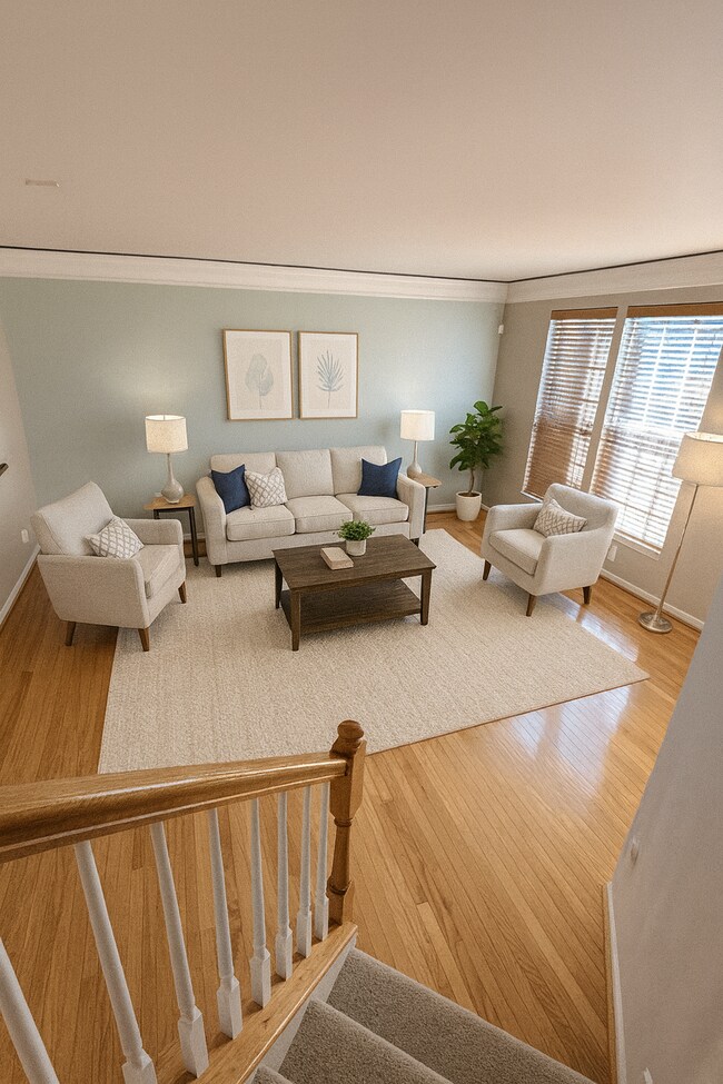 one of two spacious living areas on main level - 1518 montessori terrace