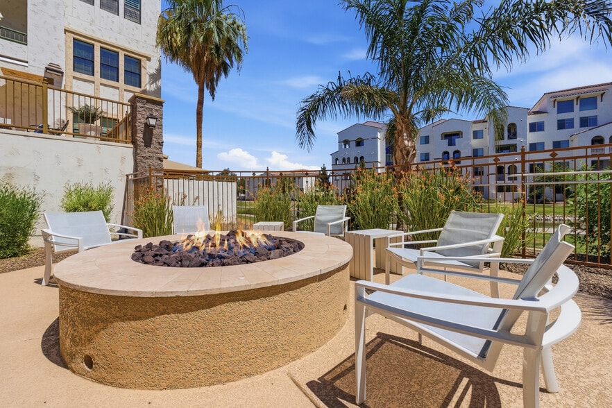 Resort-style fire pit lounge areas. - 2511 W Queen Creek Rd