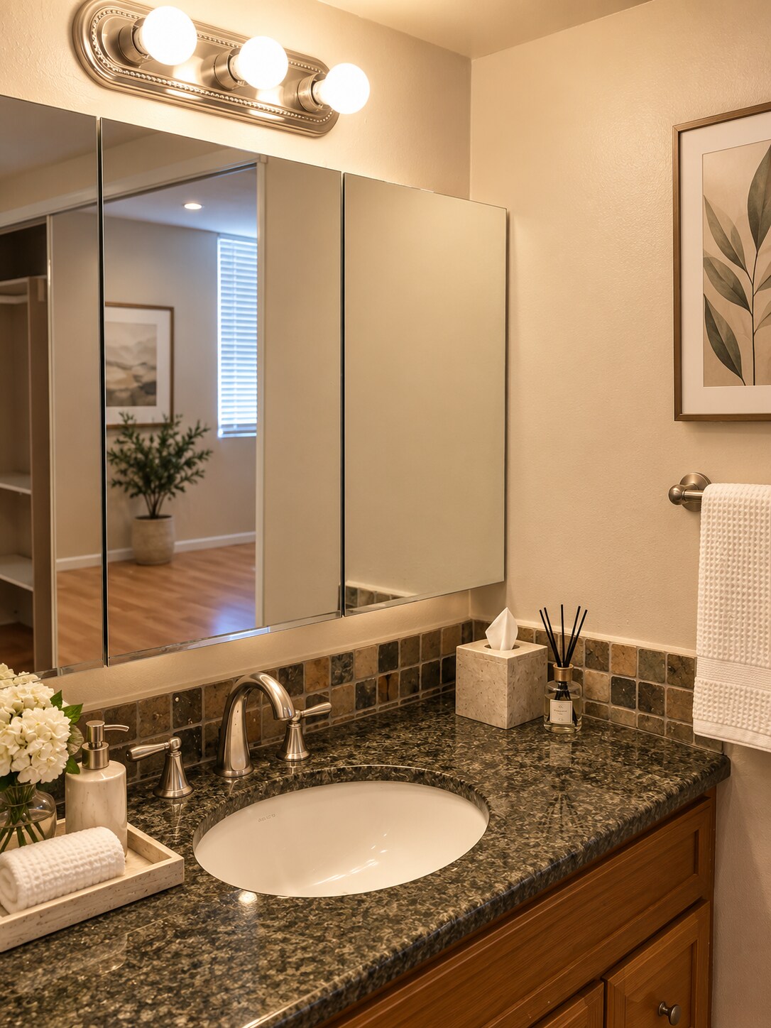 Master bedroom vanity - 18620 Hatteras St