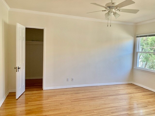 bedroom and walk in closet - 356 S La Jolla Ave