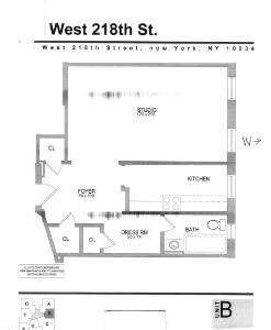 Floorplan - 560 West 218th Street