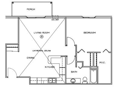 1BR/1BA - De Pere Estates