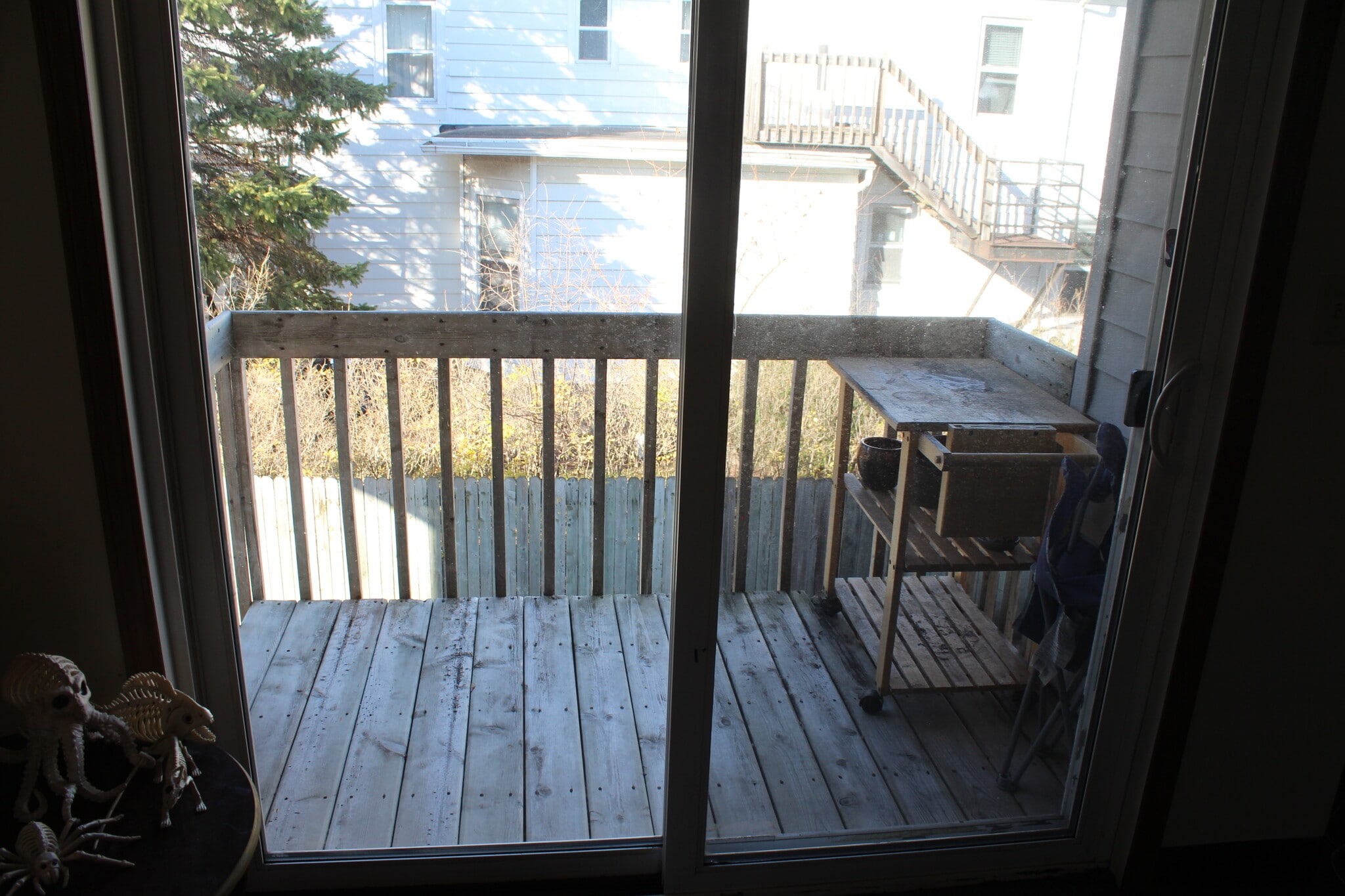 Balcony in units C and D - 1008 Elmwood Ave