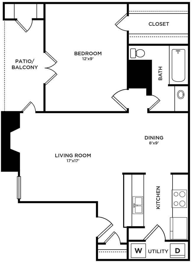 A3- 1 Bedroom/ 1 Bathroom - The Chalet 1