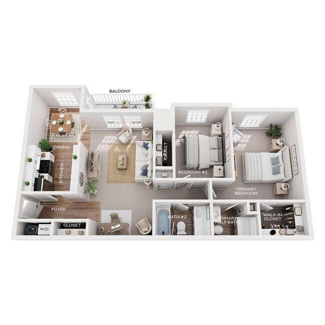 Floorplan - Woodland Valley Apartments
