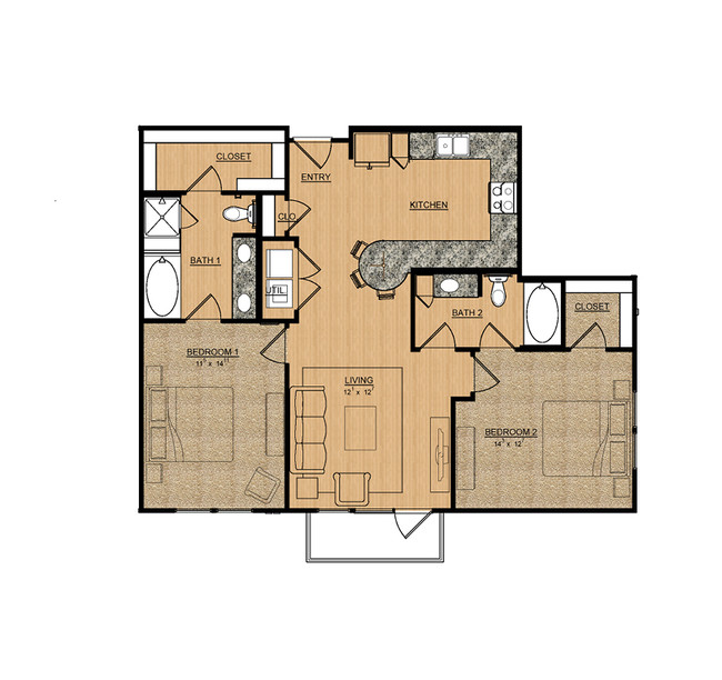 Floorplan - Magnolia on Park