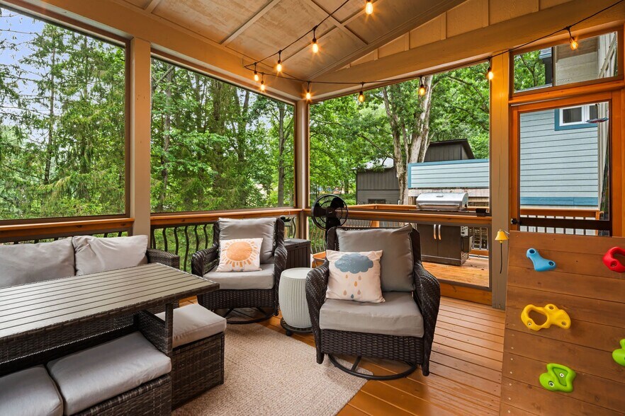 Screened-in back porch on main level. - 33 Rex Dr