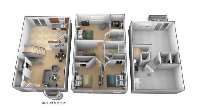 Floorplan - Carlson Woods Townhomes