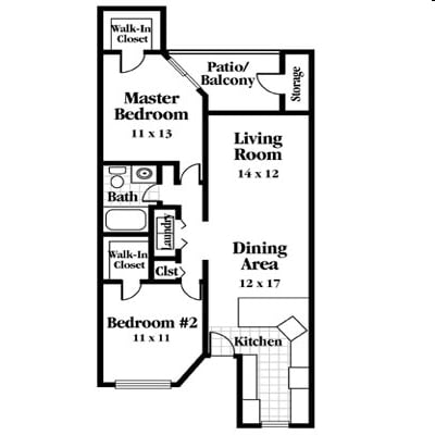 2BR/1BA - Cypress Cove