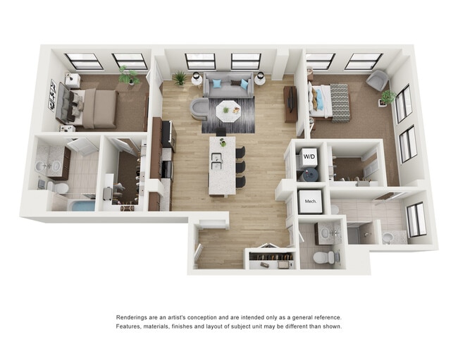 2x2.5 G - Residences at 150 Bagley