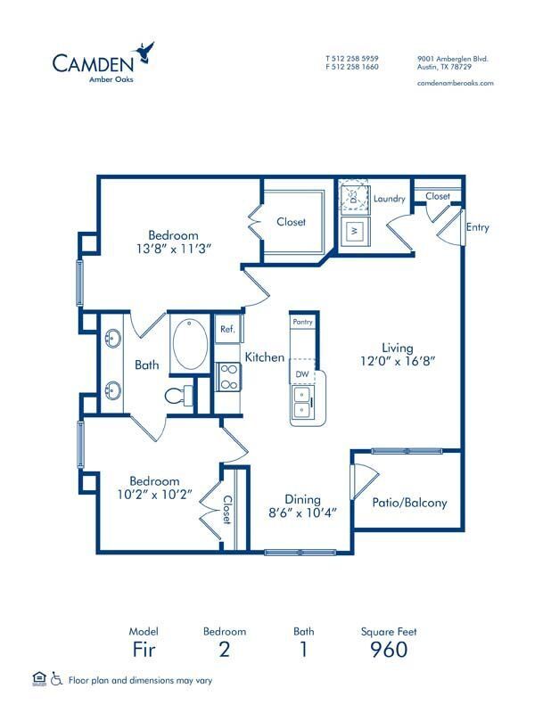 Floorplan - Camden Amber Oaks