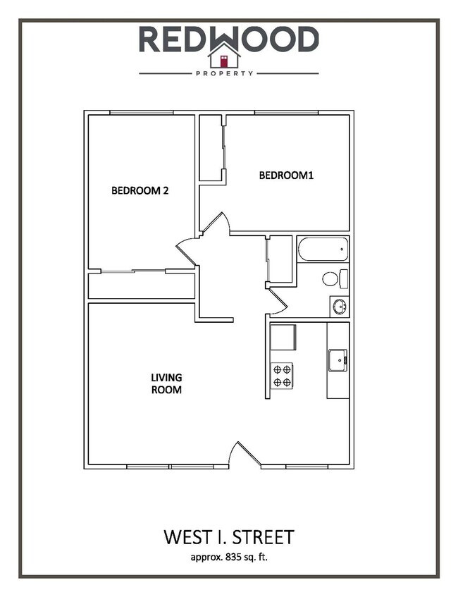 Floorplan - Las Palmas at 133 and 233 West I Street