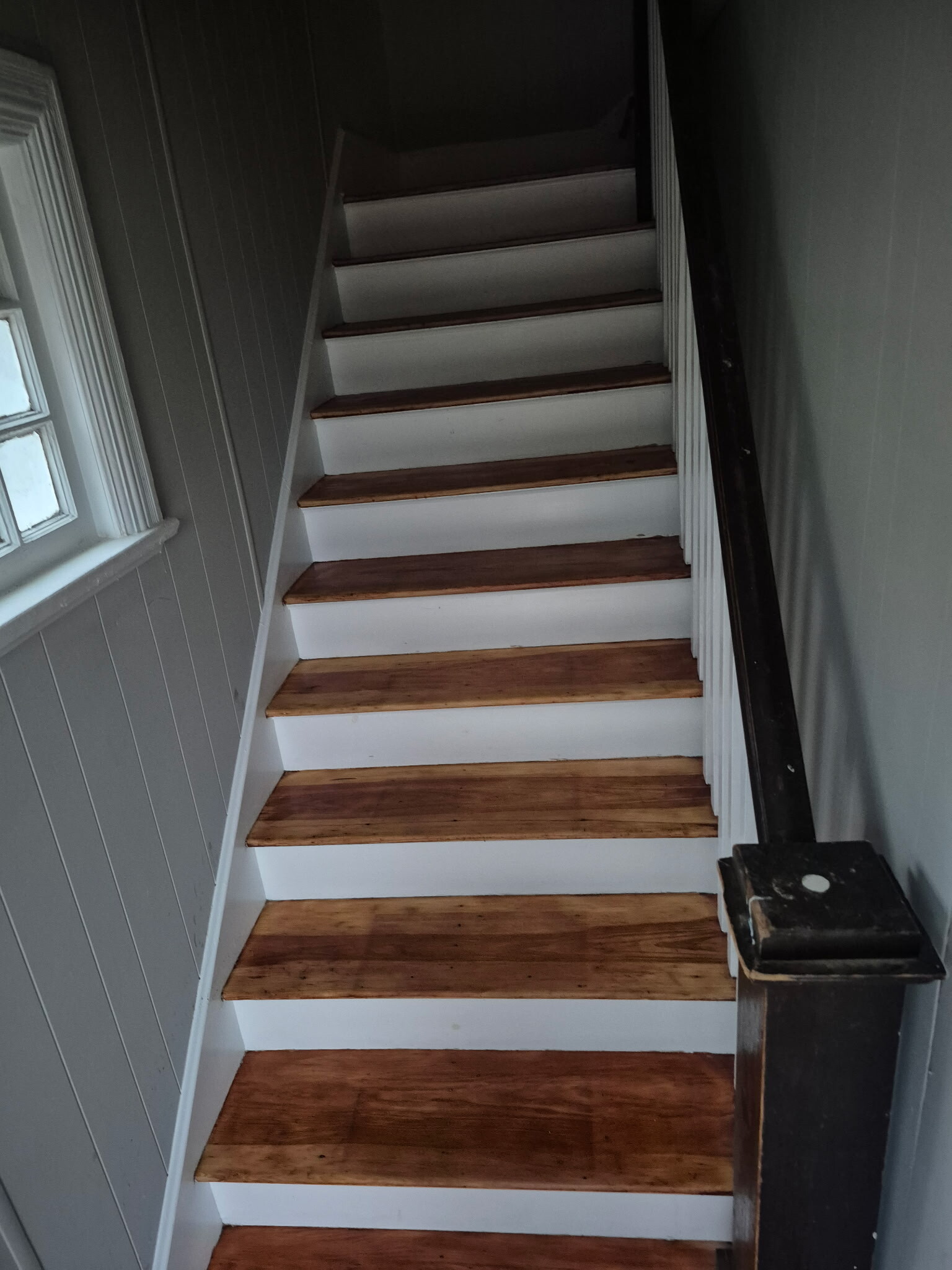 Finished Hardwood Stairs - 307 N Governors Ave