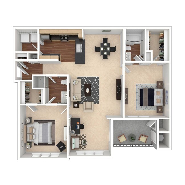 Floorplan - The Elms at Montjoy