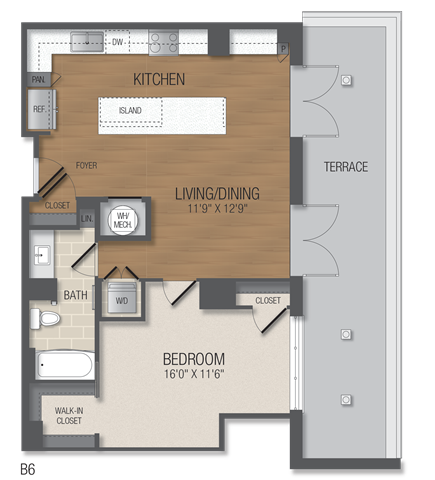 Floorplan - The Acadia at Metropolitan Park