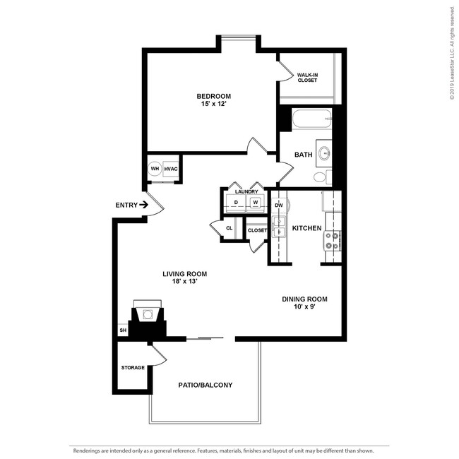 Floorplan - Woodbridge Apartments