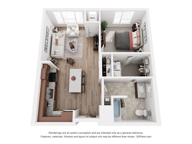 Floorplan - Sonder Point 50+ Apartments