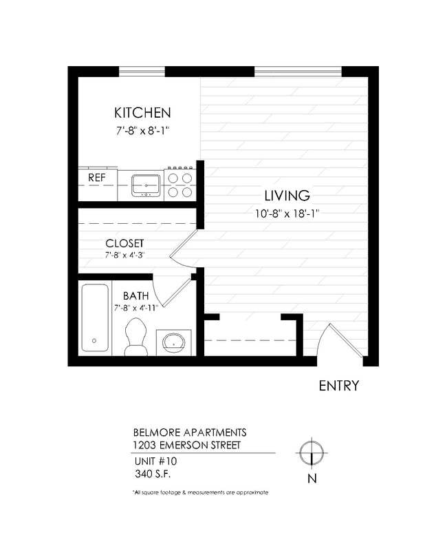 Floorplan - Belmore Apartments