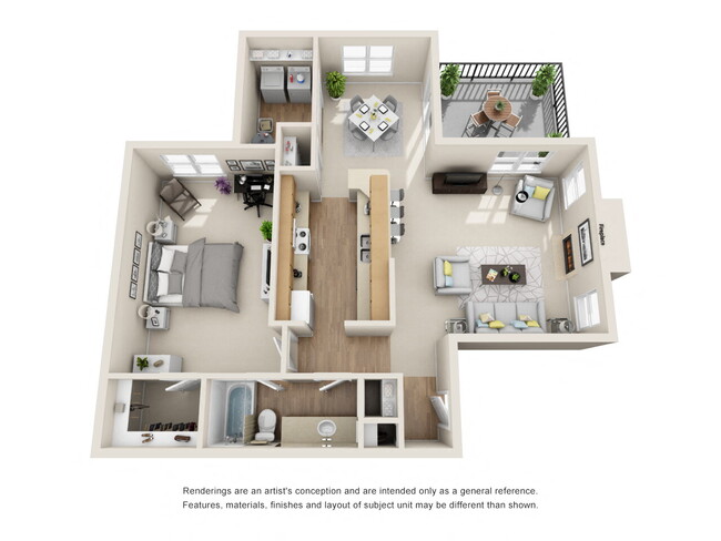 Floorplan - Renaissance Villas Apartment Homes