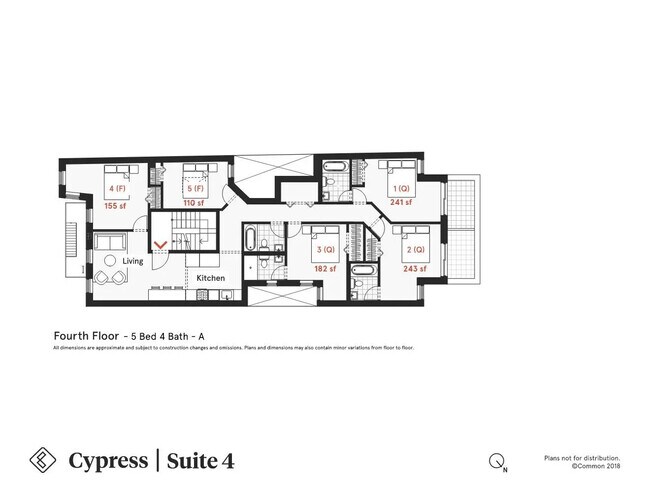 Floorplan - Common Cypress (Furnished Rooms)