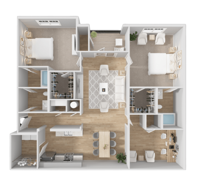 Floorplan - Cocoa Grand Apartments