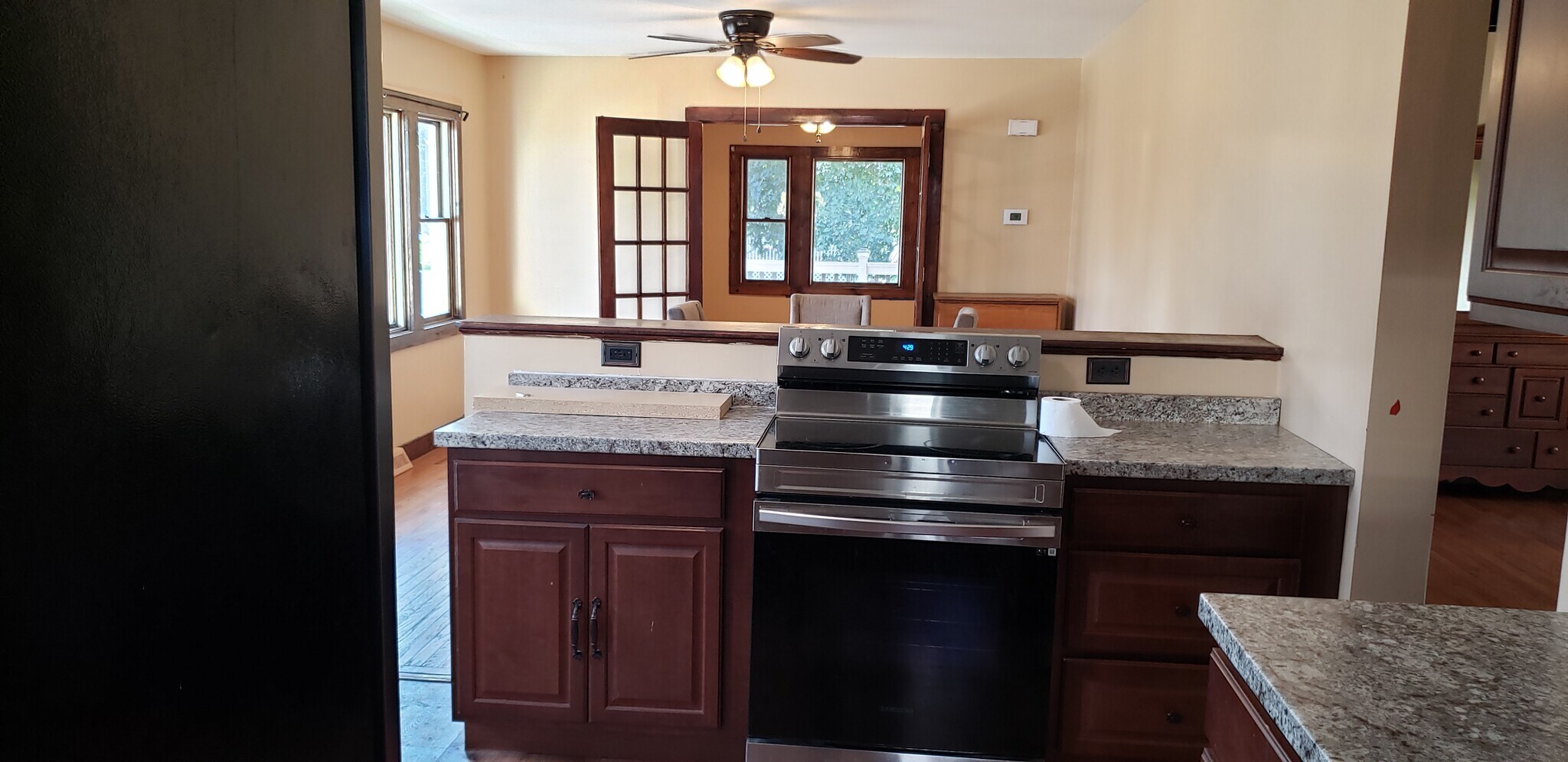 Living room to dining room - 87 Woodlawn St