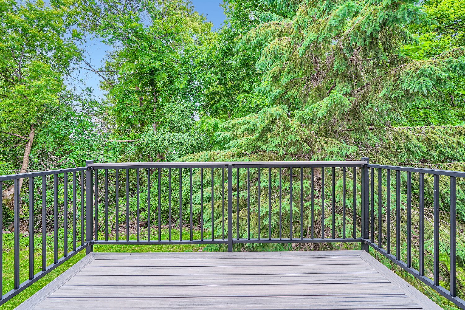 Deck overlooks woods and stream - 16365 Jamison Path