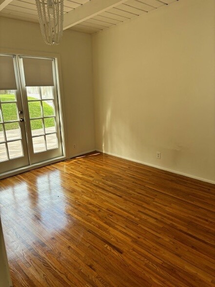 Master Bedroom w/ French Doors to Backyard - 3409 Pacific Ave