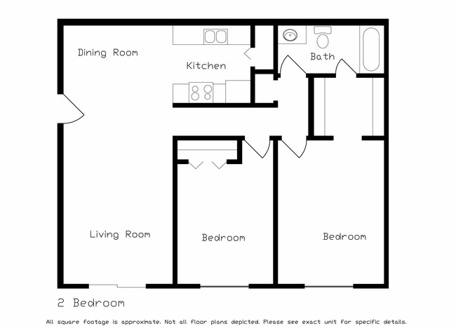 Floorplan - Tree Lane Park Apartments