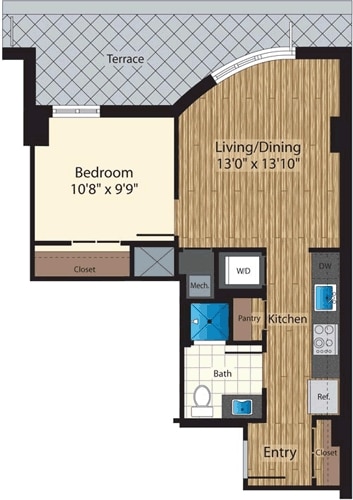 Floorplan - 425 Mass