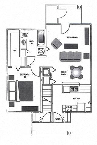 Floorplan - Altair at Lake Tulane Apartments