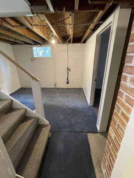 Downstairs unfinished hallway - 206 N 200 E