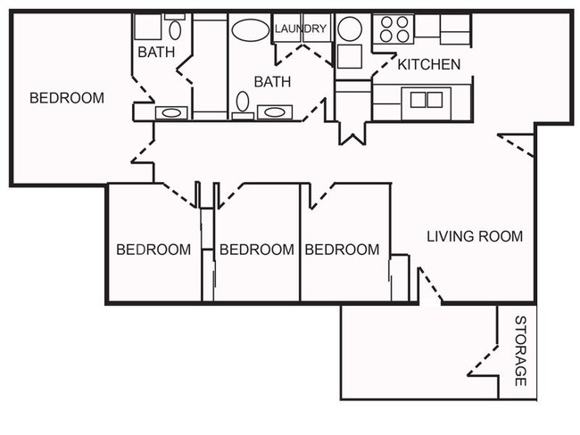 Floorplan - Hamilton Pointe Apartments