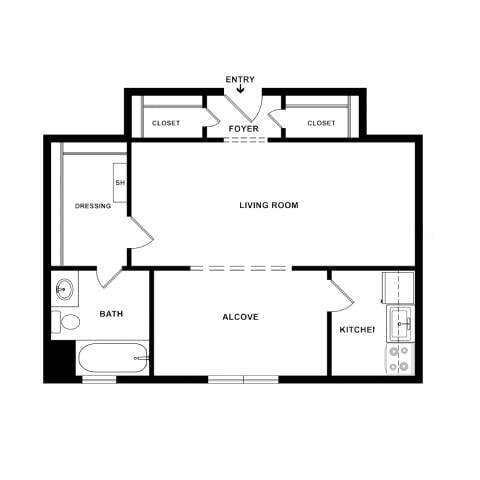 Floorplan - Empire Apartments
