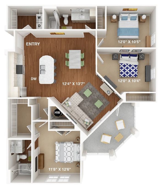 Floorplan - The Alexander at Sabal Point