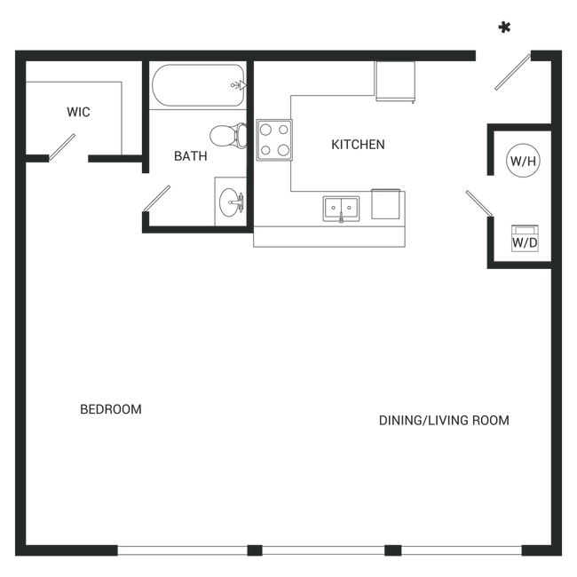 Floorplan - Bass Lofts Apartments