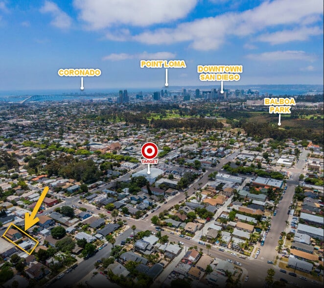 2 Blocks from South Park Shops and close to the best of San Diego - 3136 Grape St