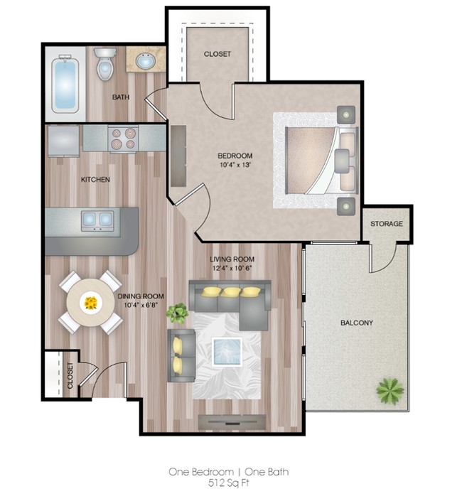 Floorplan - Timberglen Apartments