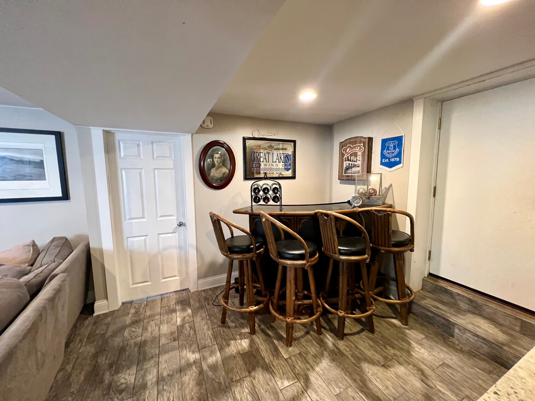 Downstairs family room - 1427 W Gregory St