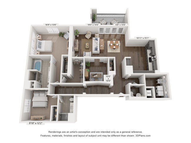 Floorplan - The Residences at Amberley Woods