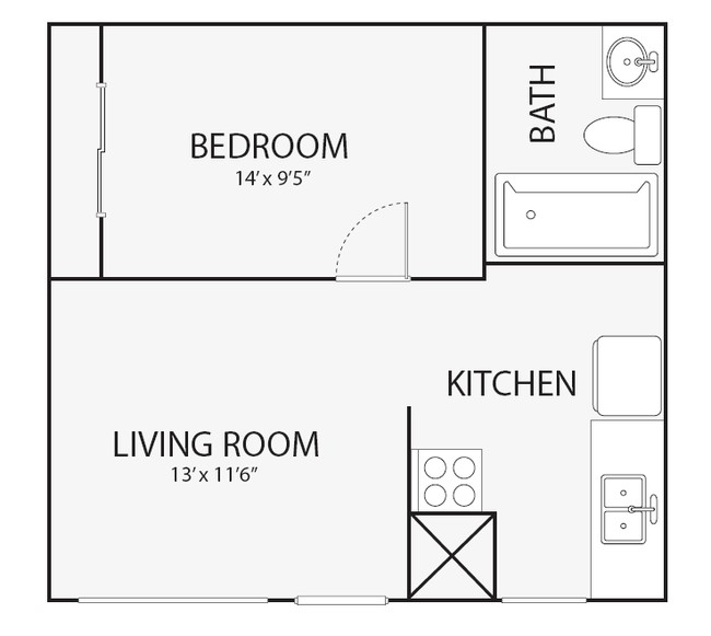 1BR/1BA - Park Place