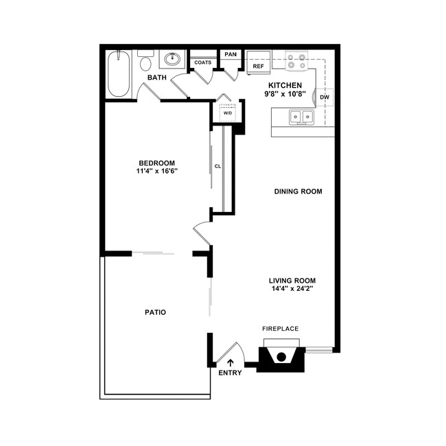 Floorplan - Casa Azul Townhomes