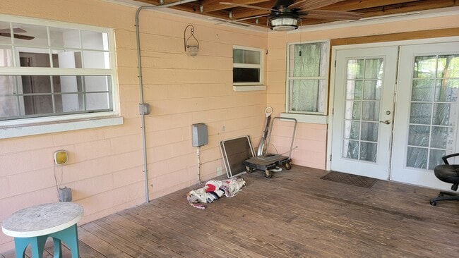 Rear screened patio from backyard entrance - 4359 4th Ave. S.