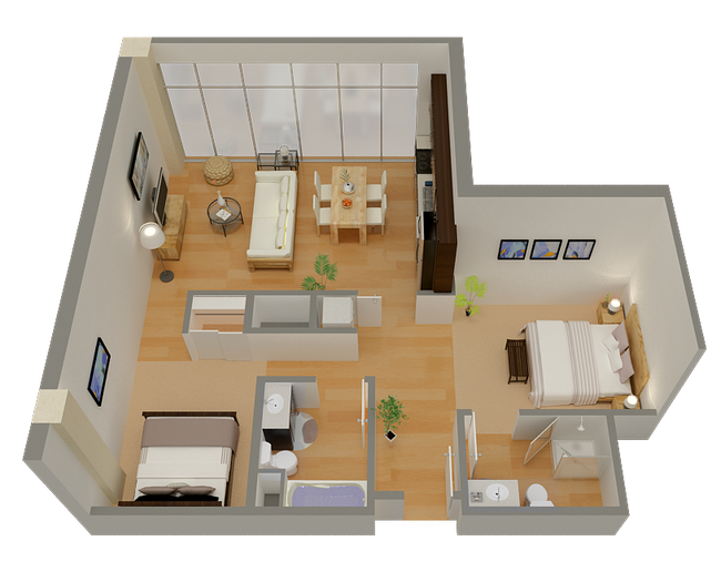 Floorplan - 800J Lofts