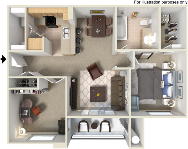 Floorplan - Waterstone Apartments