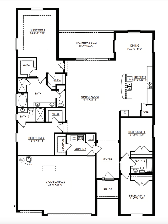 Floor plan - 16618 Barnwood Pl