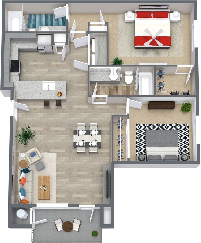 Floorplan - Carson Hills Apartments